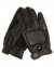Перчатки тактические кожаные с демпферными вставками - Mil-tec (Черные)